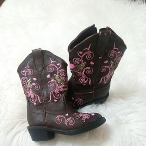 Little girl Roper boots